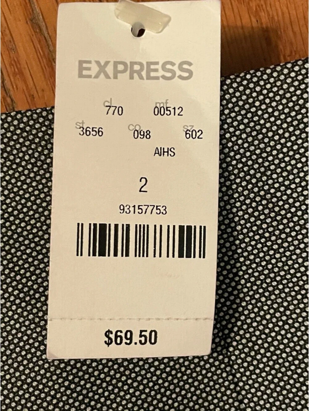 Express Design Studio Womens Pencil Skirt Gray Slit Zip Lined Stretch Size 2 NWT